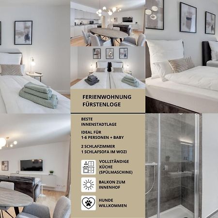 באיירוט Neu Fewo Fuerstenloge 1-6 Pers Hinter Dem Markgraeflichen Opernhaus - 2 Schlafzimmer Mit Boxspringbetten 4 Einzel Oder 2 Doppelbetten, Balkon Und Einbaukueche, Barrierearm מראה חיצוני תמונה