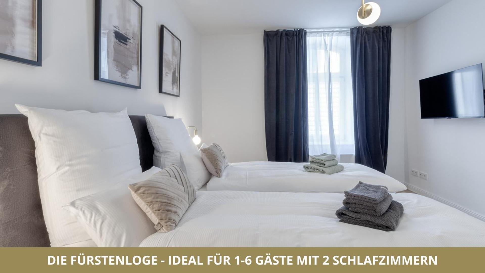 באיירוט Neu Fewo Fuerstenloge 1-6 Pers Hinter Dem Markgraeflichen Opernhaus - 2 Schlafzimmer Mit Boxspringbetten 4 Einzel Oder 2 Doppelbetten, Balkon Und Einbaukueche, Barrierearm מראה חיצוני תמונה
